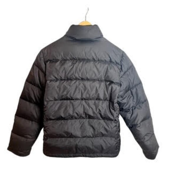 Eddie Bauer Black Goose Down Puffer Jacket Zip Front Warm Coat Women's Medium - Picture 3 of 14